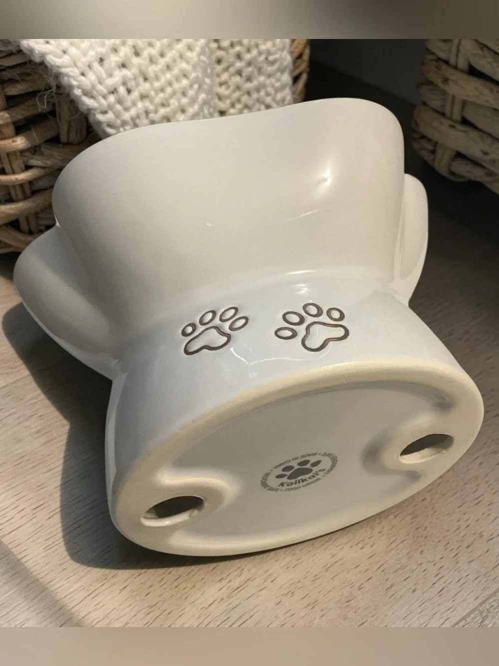 Ceramic Slow Feeder Dog & Cat Bowl | Food Grade | New